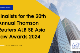 Finalists for the 20th Annual Thomson Reuters ALB SE Asia Law Awards 2024