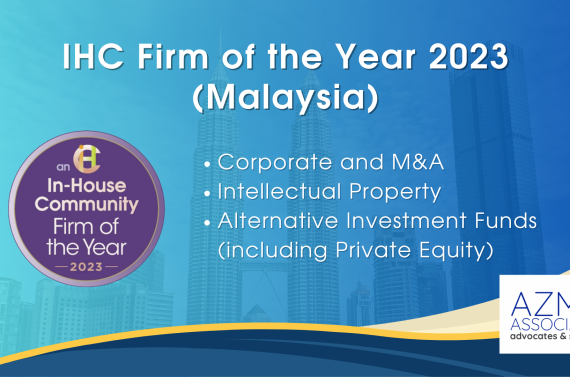 Azmi & Associates Receive Firm of the Year 2023 (Malaysia) Accolades from In-House Community