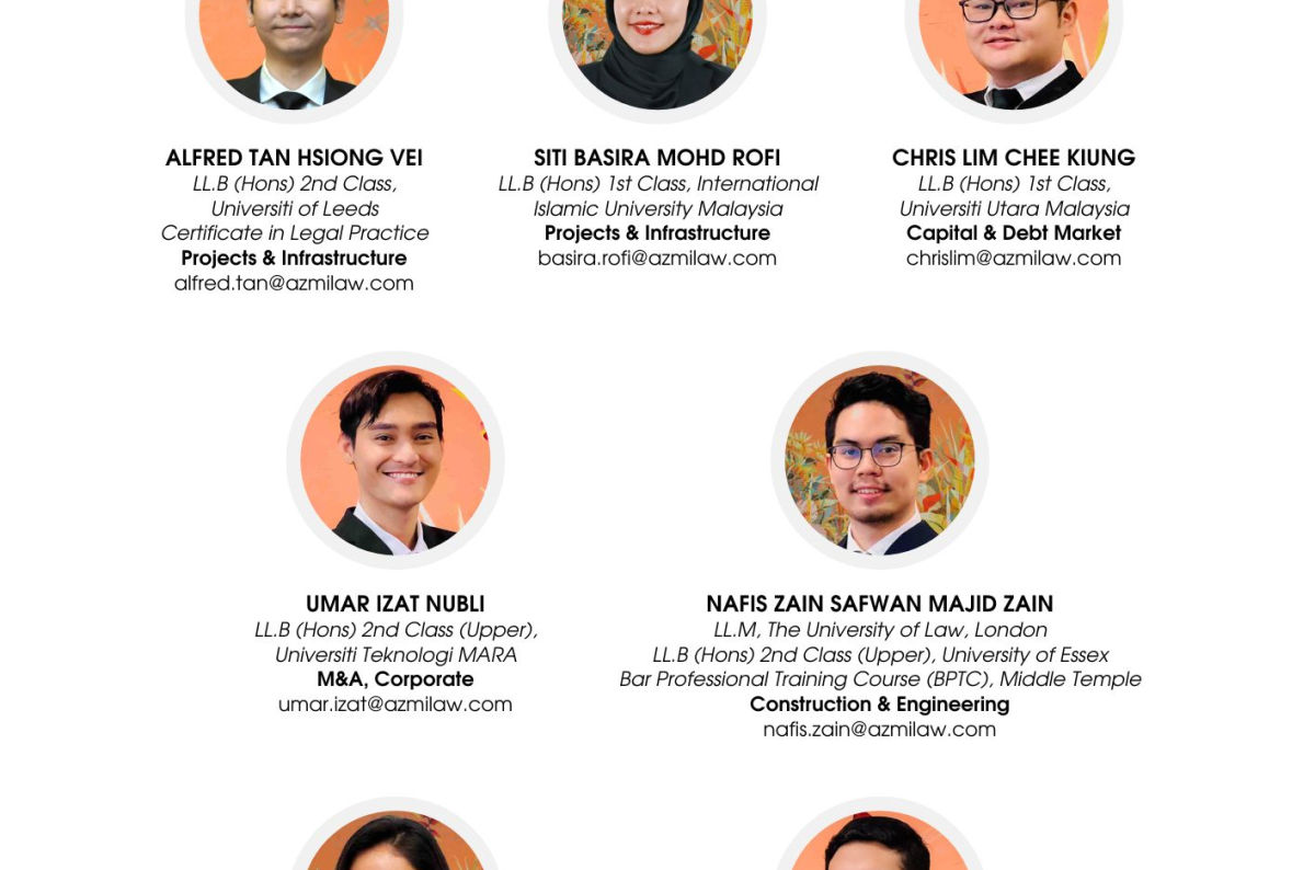 Promotion of Six (6) Managing Associates and One (1) Associate to Senior Associate 2