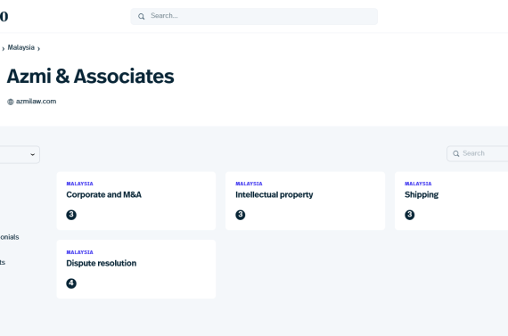 2026 Azmi & Associates Legal 500 Rankings